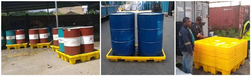 Low Profile 4 Drum Pallet (2)