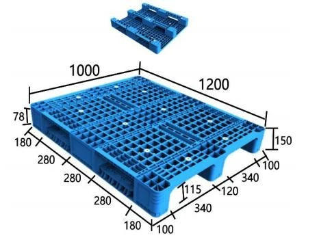 Plastic Euro Racking Pallet factory