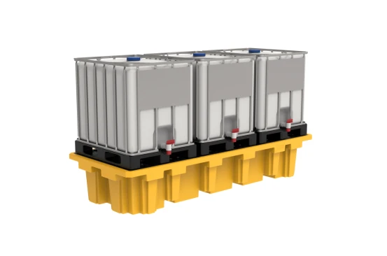 IBC Spill Containment Pallet - 3 IBC Totes