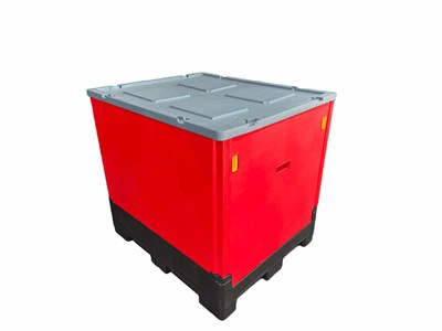 HDPE Πτυσσόμενο κουτί υγρών παλετών 1000L